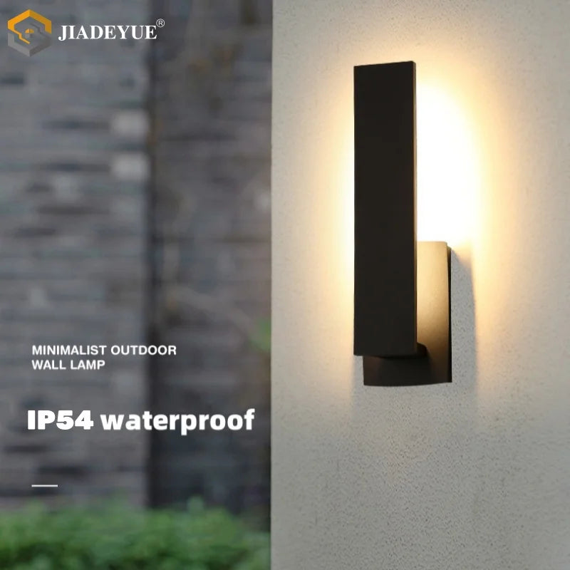 Modern Aluminum Outdoor Waterproof Wall Lamp for Home Lighting