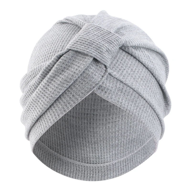 Breathable Cotton Women's Headscarf Hat for All Seasons