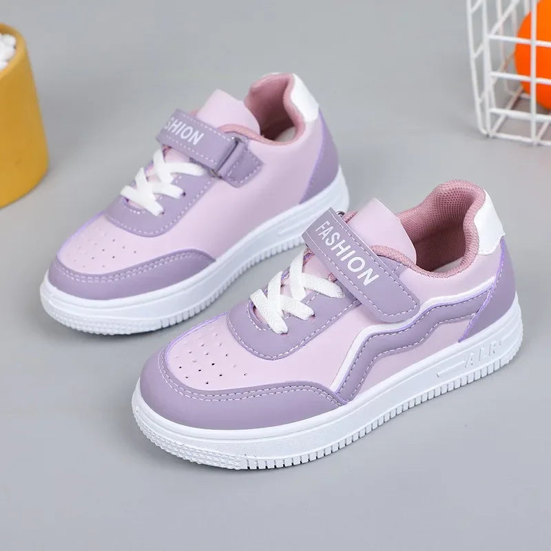 Purple Casual Sneakers for Girls with Anti-Slip Design