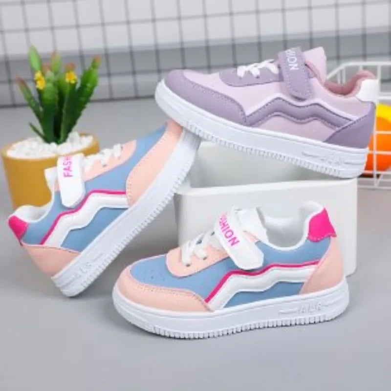 Purple Casual Sneakers for Girls with Anti-Slip Design