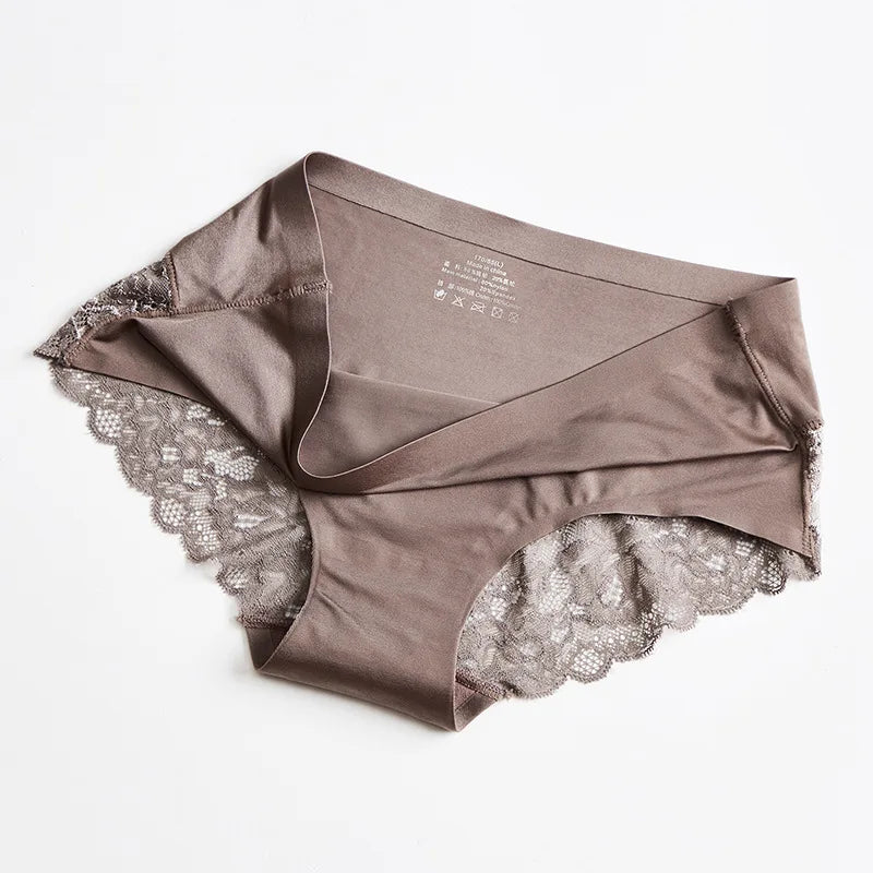 Sexy Lace Briefs for Women in Solid Colors by MALEY LifeStyle