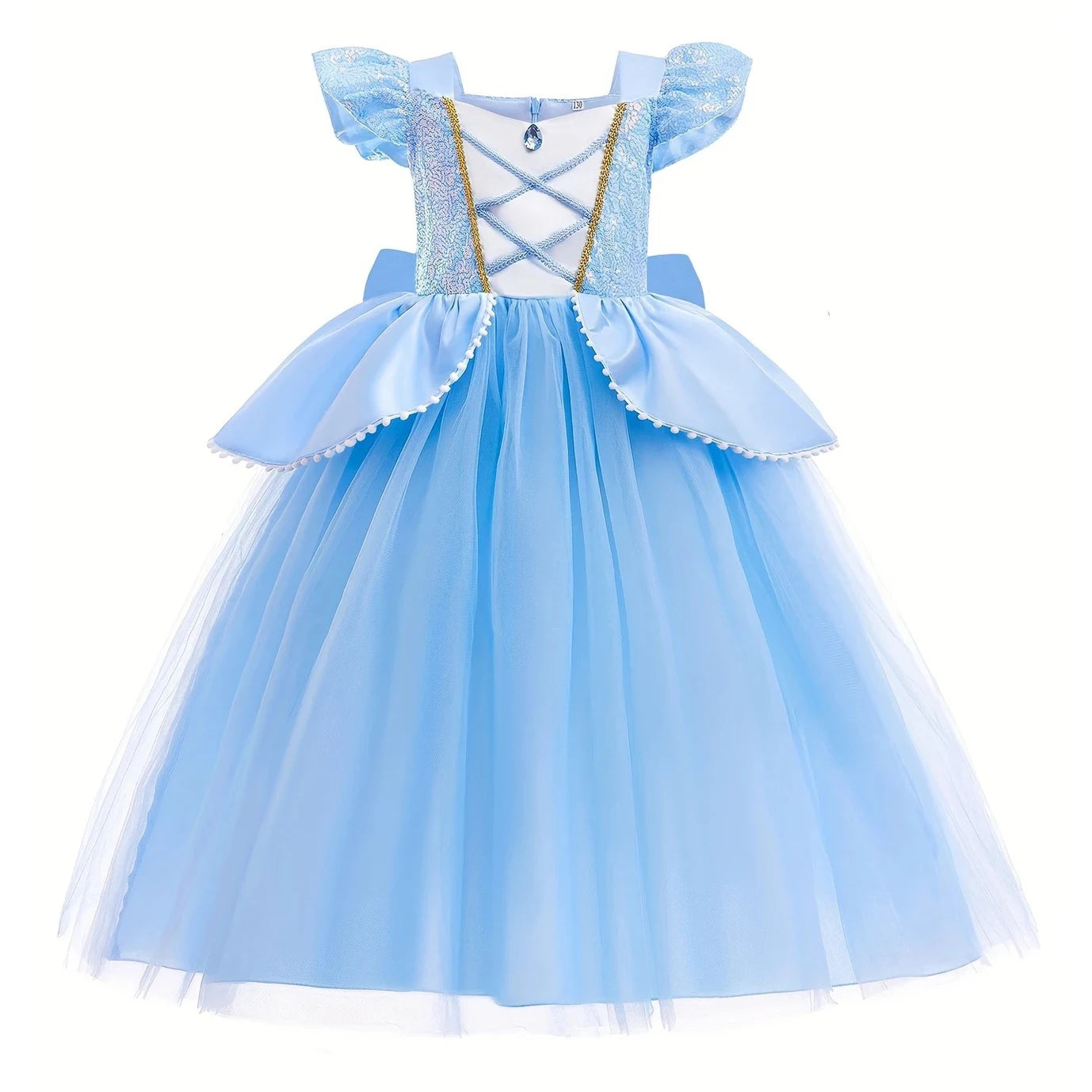 Girls Rapunzel Princess Costume for Kids Birthday Parties