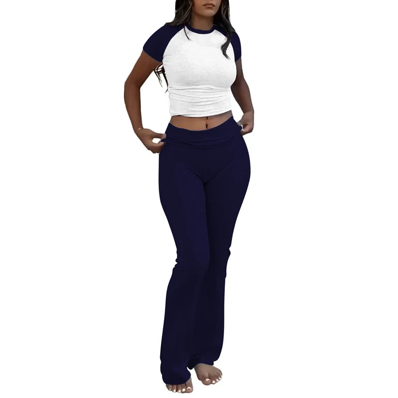 High Stretch Cotton Lounge Wear Set for Women