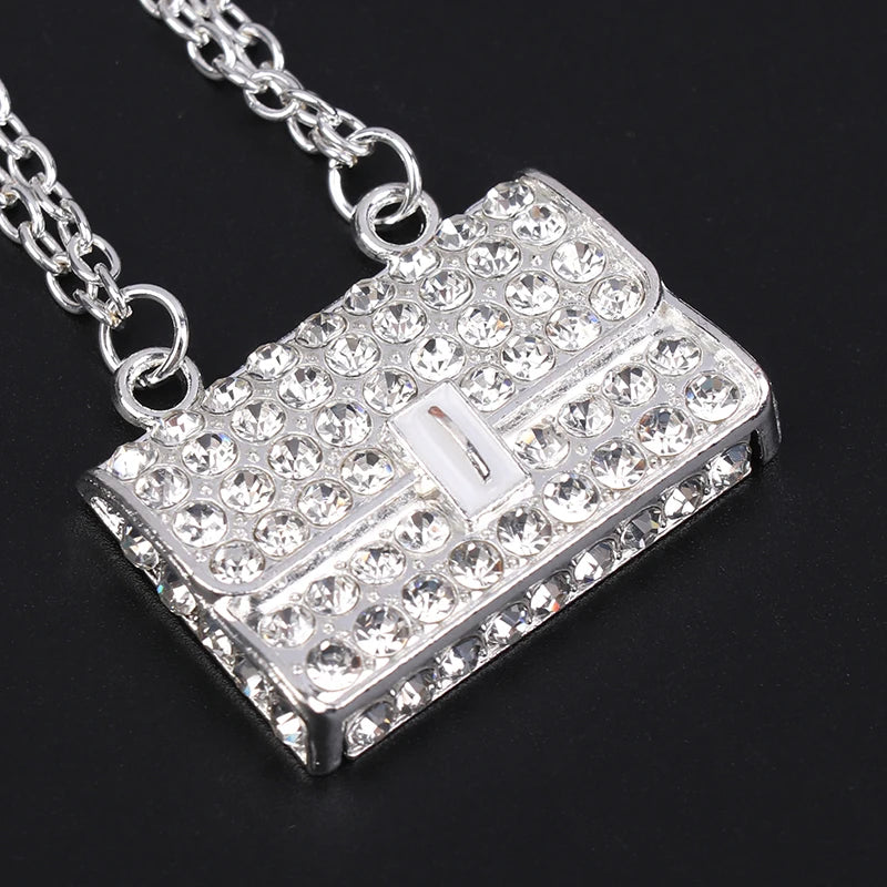 Dollhouse Miniature Metal Chain Handbag for Kids