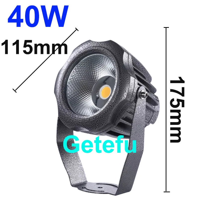 Getefu Outdoor LED Lawn Light Waterproof Aluminum Spot Lamp