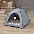 Outdoor-Style Semi-Enclosed Pet Tent for Small Pets