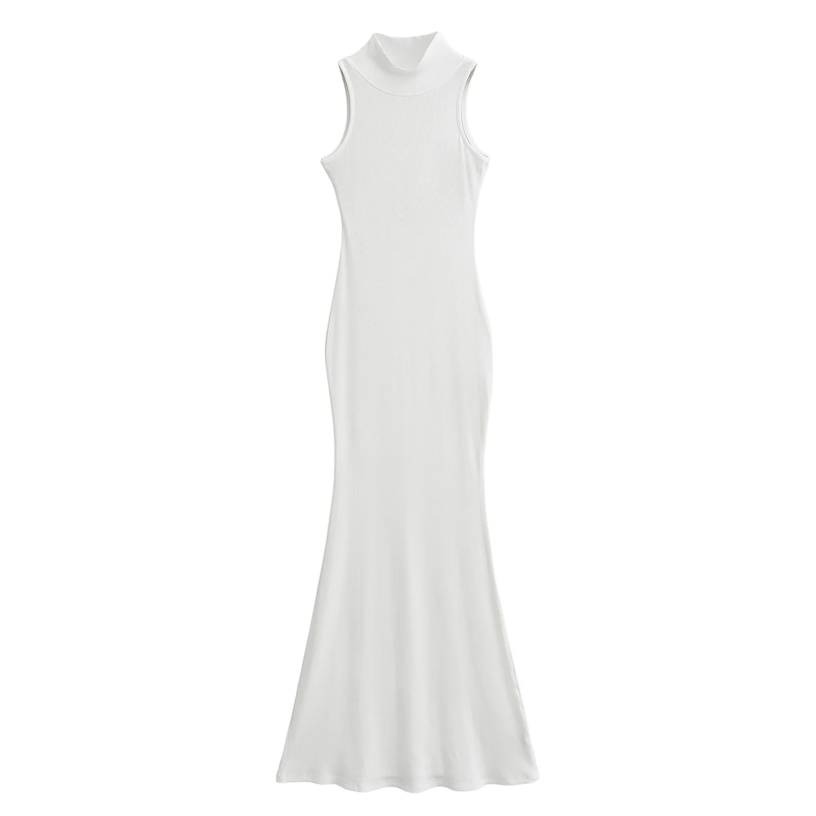 Elegant Turtleneck Knitted Bodycon Dress for Women