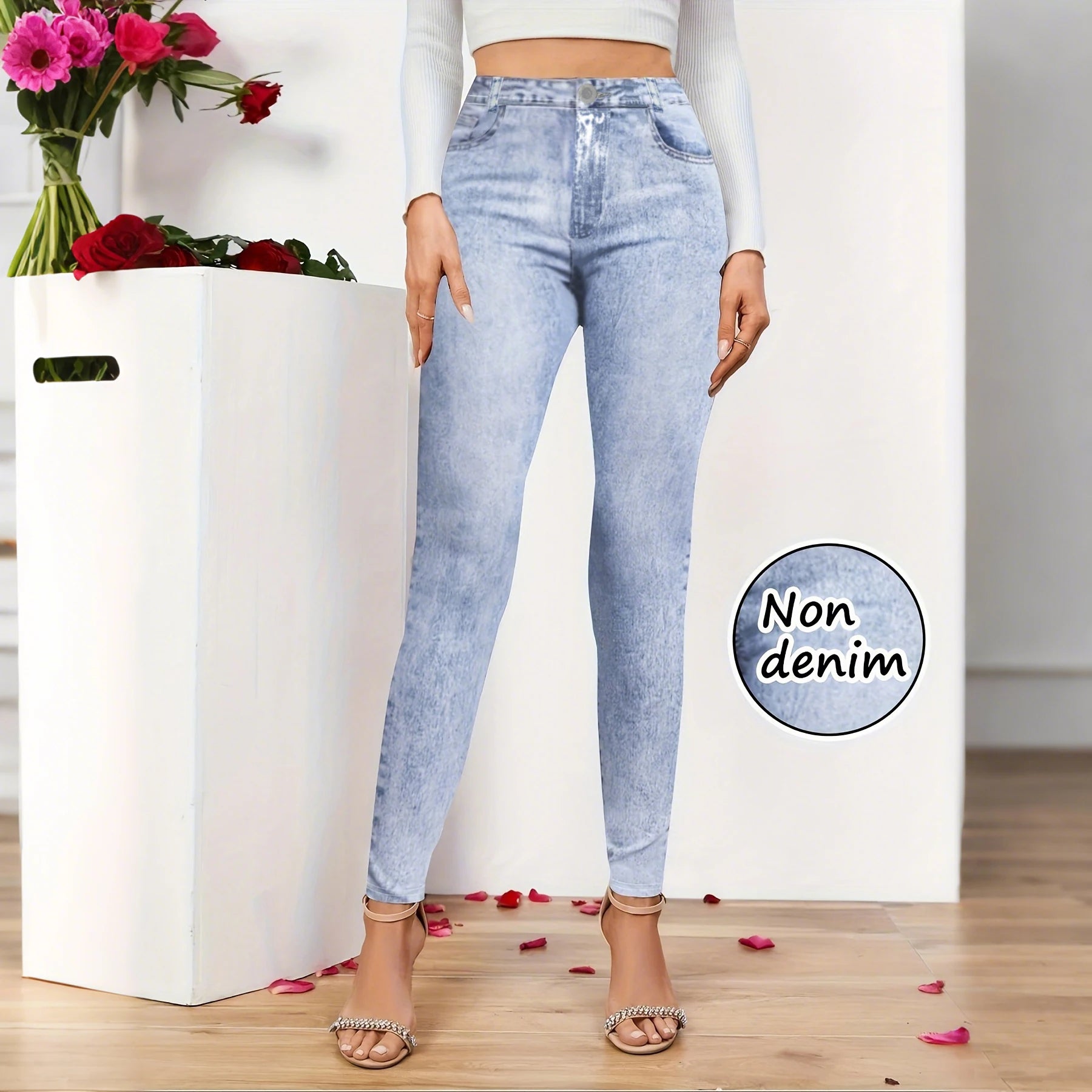 Women's High Waist Yoga Pants with Hip Lifting Design