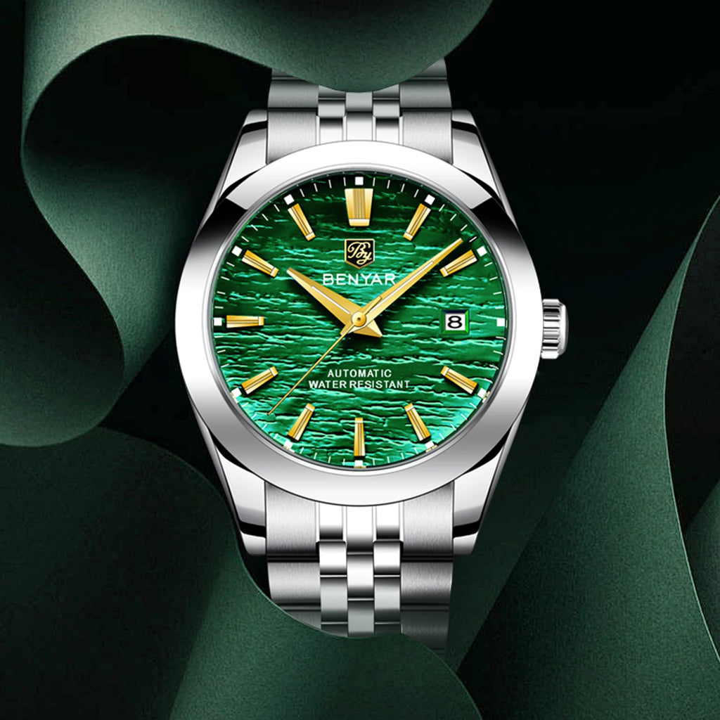 Luxury Mechanical Wristwatch for Men in Stainless Steel
