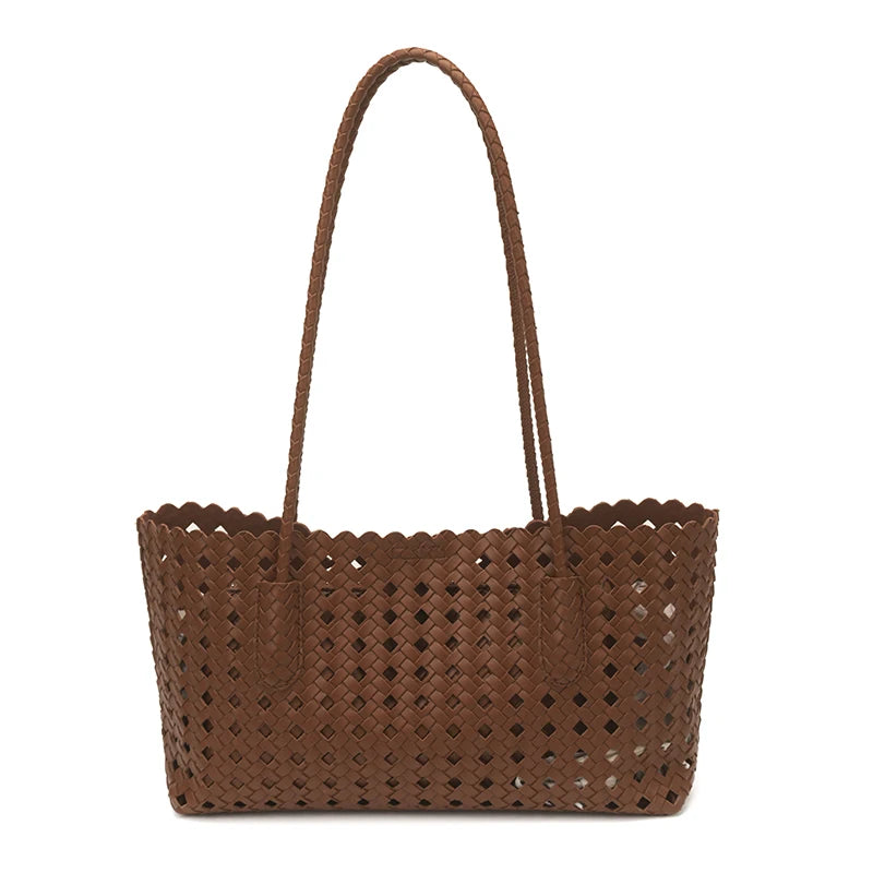 DikizFly Women's PU Leather Shoulder Bag for All Seasons