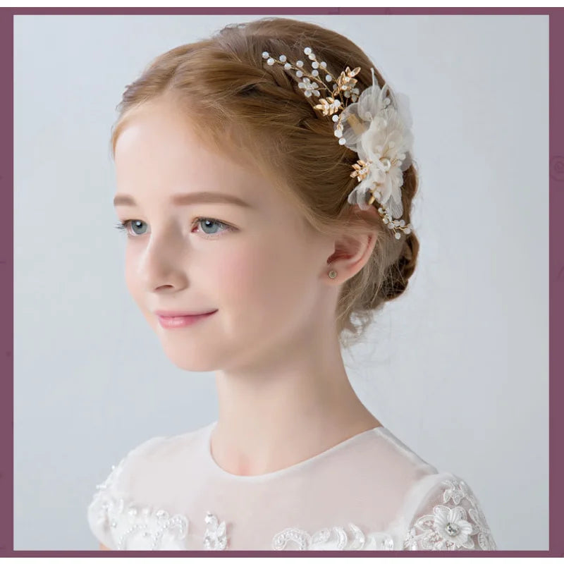 Floral Alloy Hair Accessories for Girls - Stylish Headbands