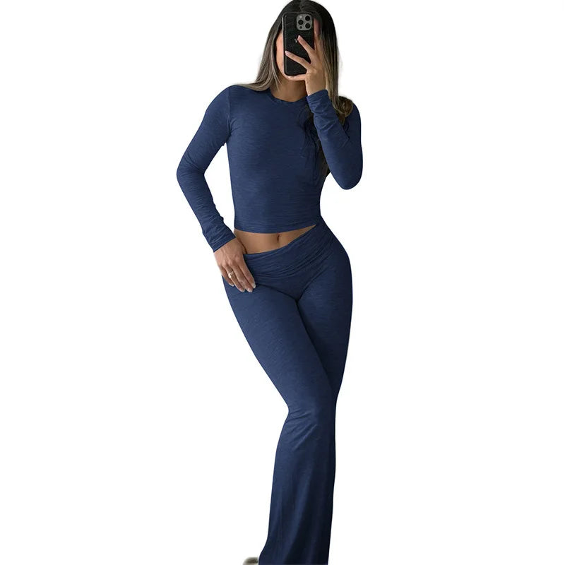 High Stretch Cotton Lounge Wear Set for Women