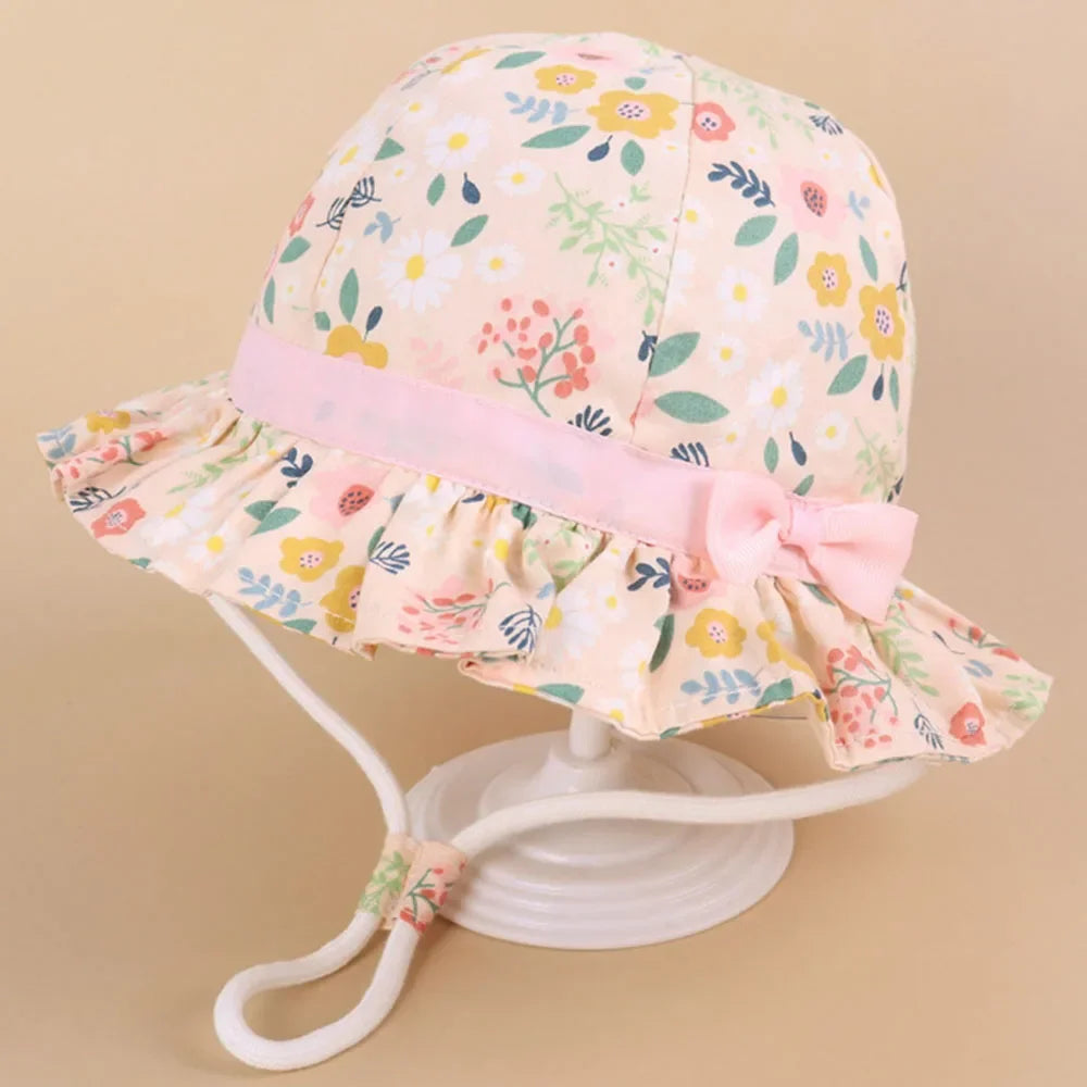 Cotton Fisherman Hat for Baby Girls and Boys 1-3 Years