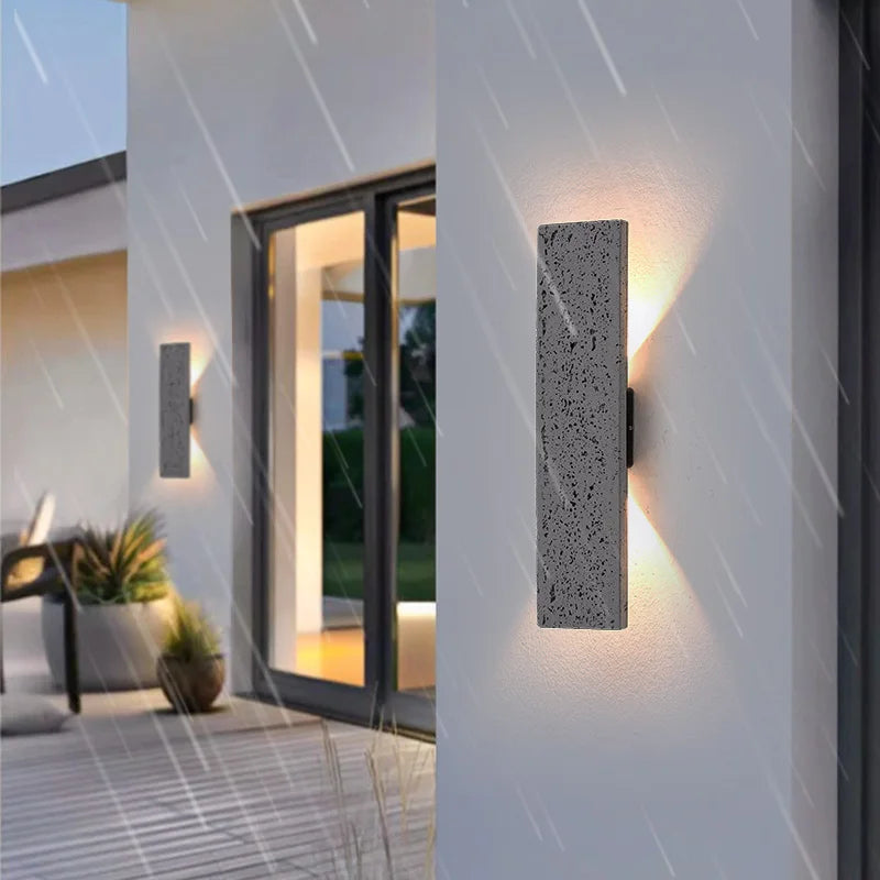 LED Aluminum Wall Sconces for Outdoor Home Lighting
