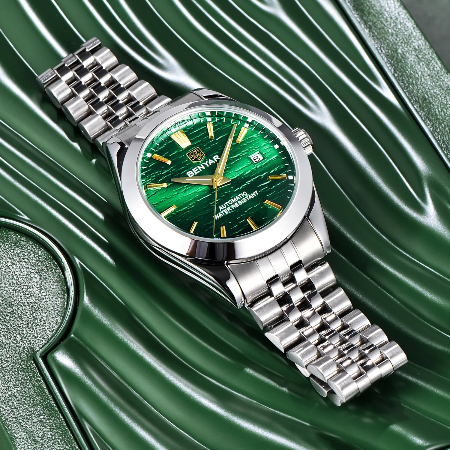 Luxury Mechanical Wristwatch for Men in Stainless Steel