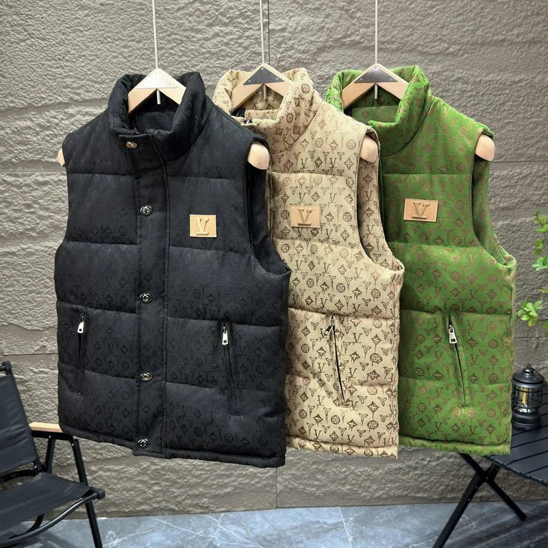 Men's autumn and winter trendy vest warm jacket foreign fashion