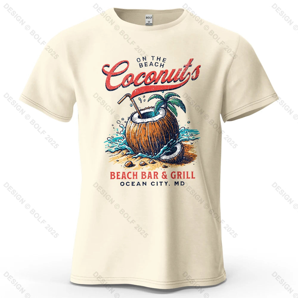 Men's Vintage Printed Graphic T-Shirt for Casual Summer Wear