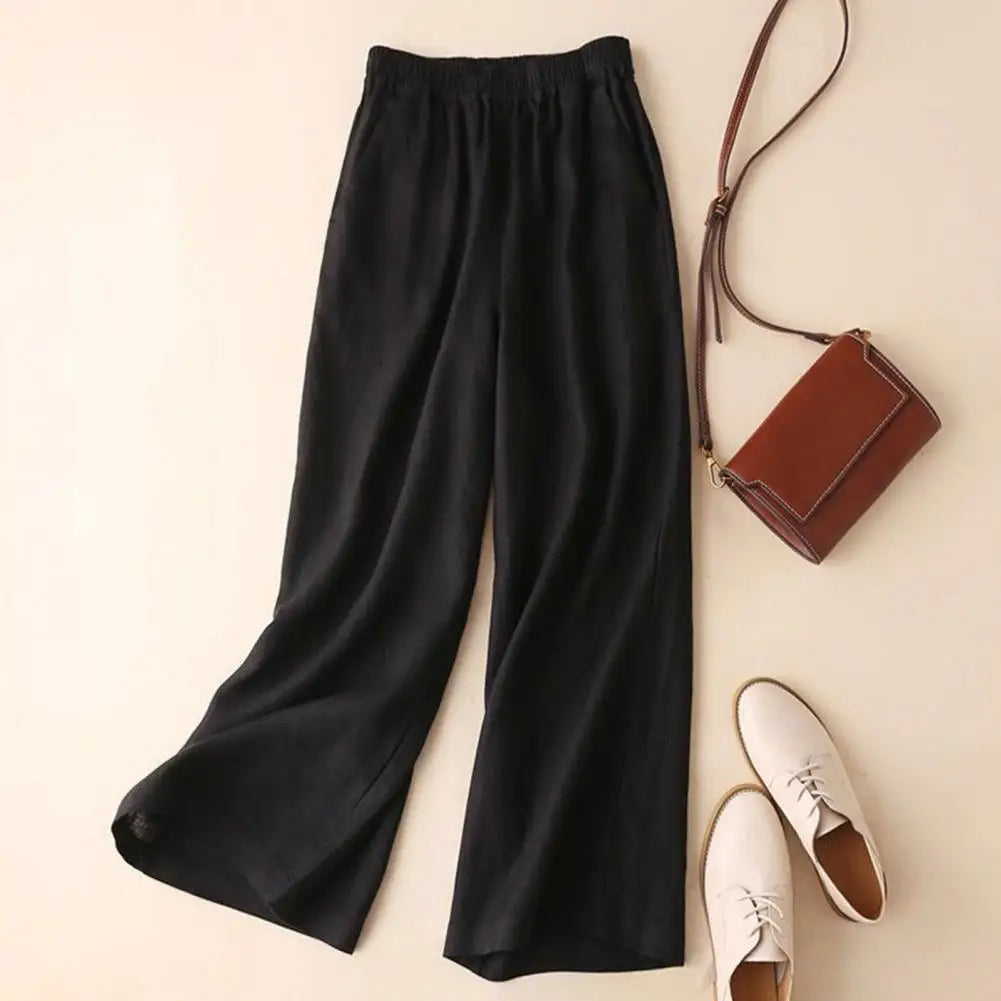 Lightweight Cotton Linen Summer Pants for Women