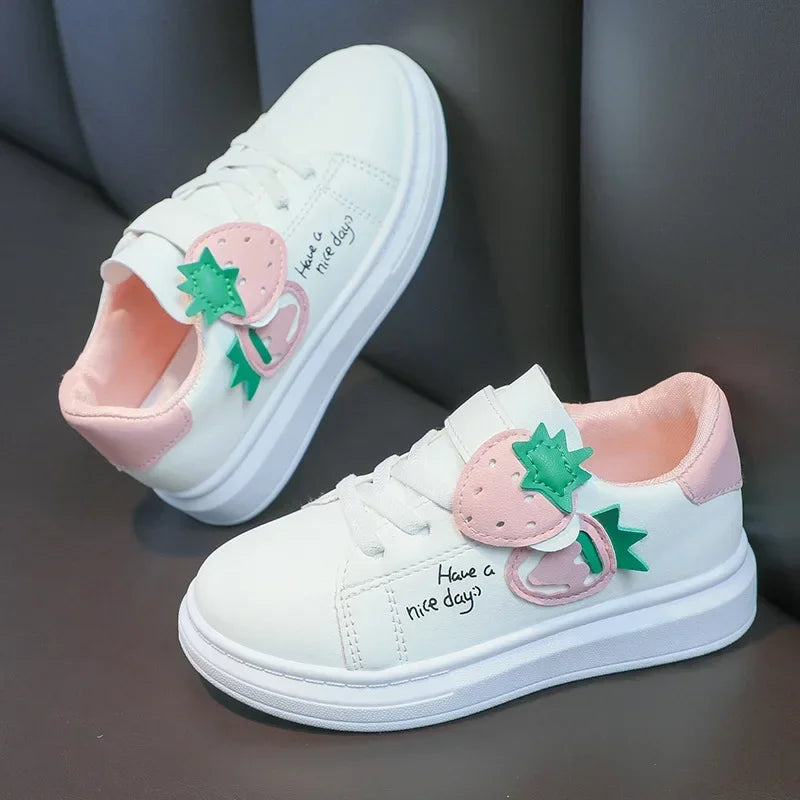 Girls Casual Sports Shoes with Soft Sole for Spring and Autumn