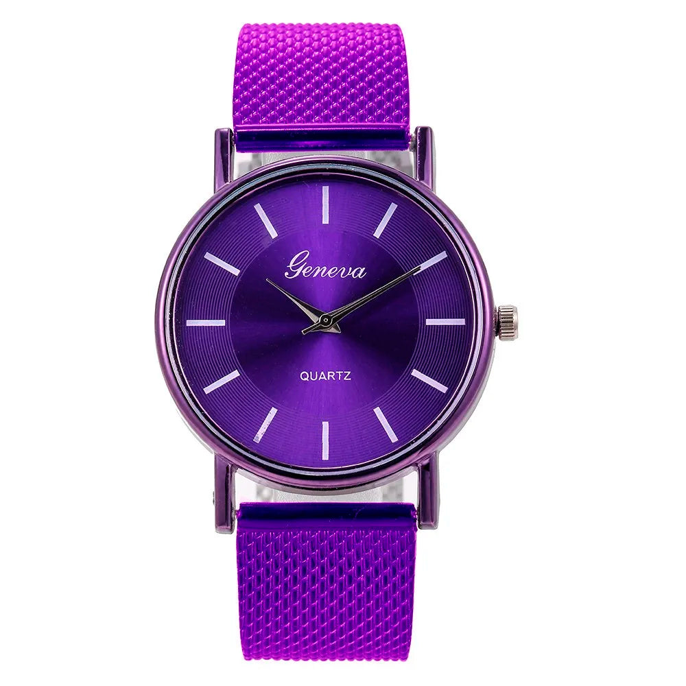 Stylish Quartz Watch for Women with Stainless Steel Band