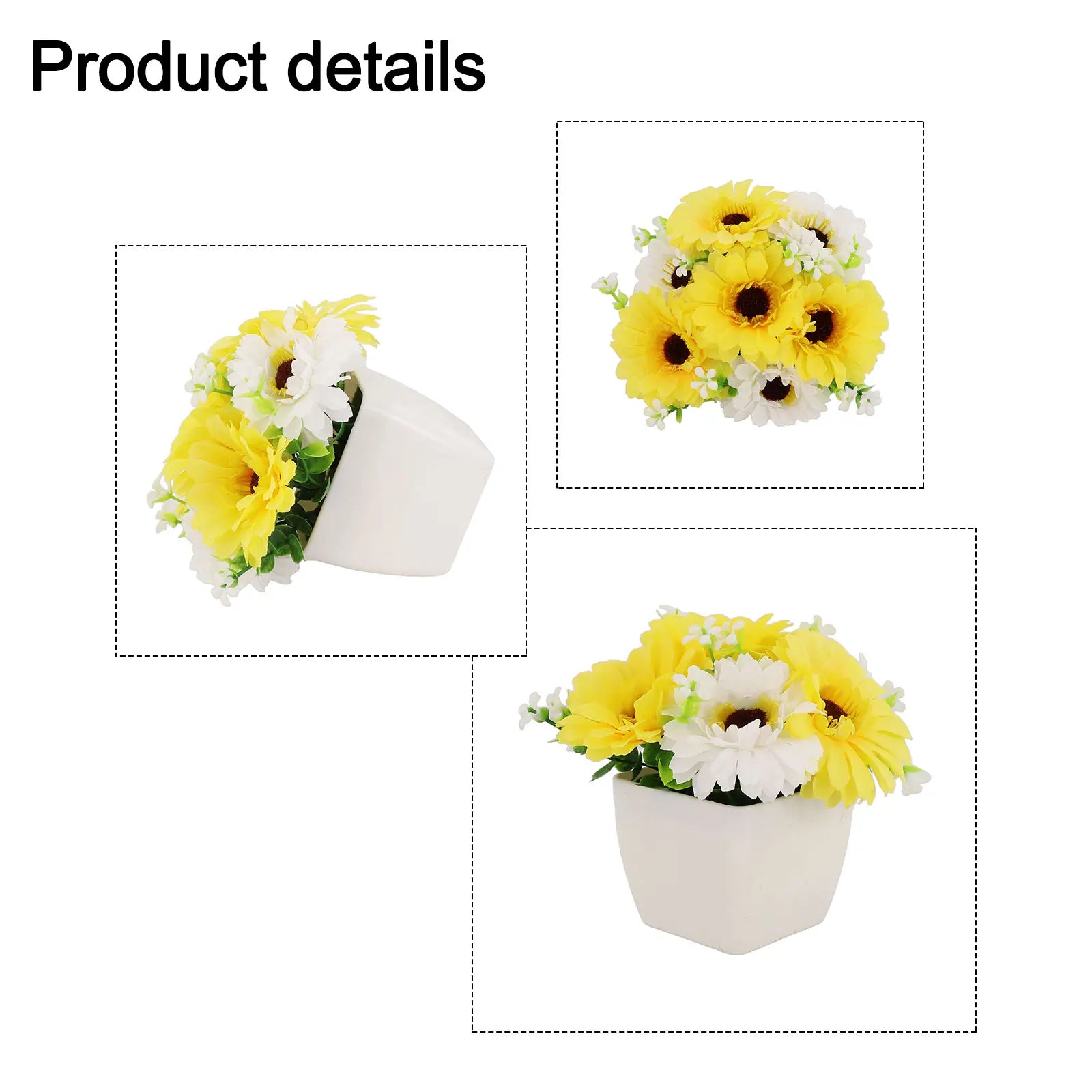 Purple Rose Artificial Potted Plant for Home and Garden