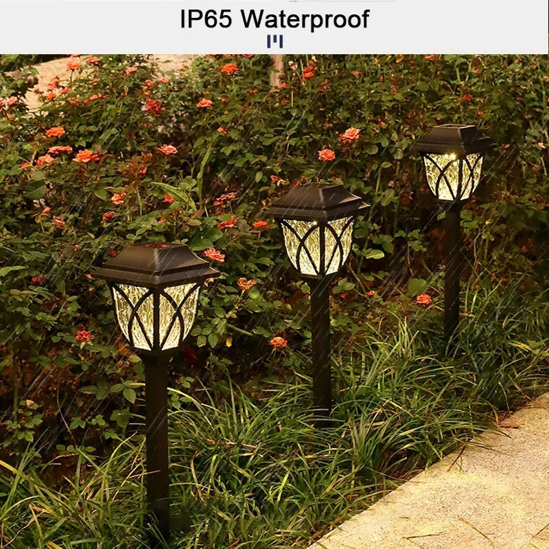 Solar Powered Garden Lanterns for Outdoor Pathway Lighting