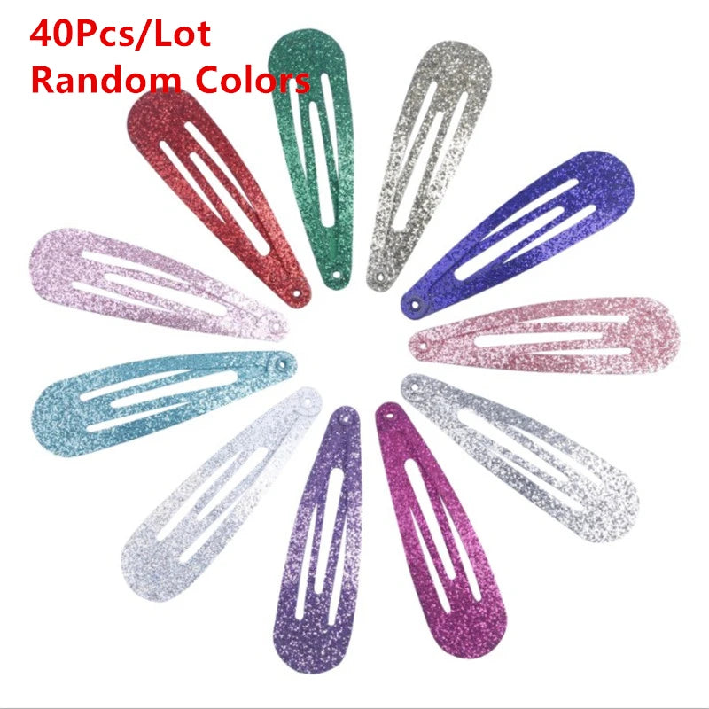 Cute Cartoon Hairpins for Girls 40Pcs Alloy Accessories