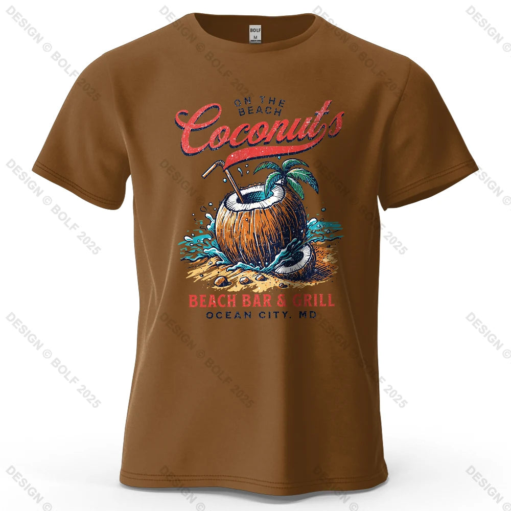 Men's Vintage Printed Graphic T-Shirt for Casual Summer Wear