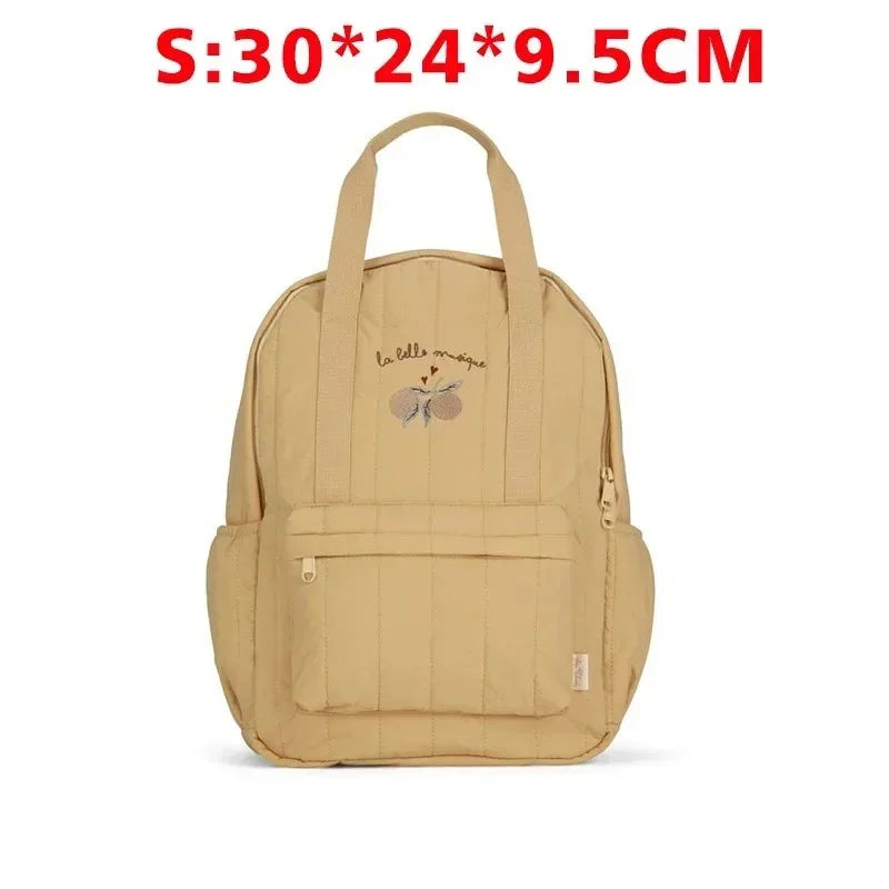 Cute Cartoon Cotton Kids Backpack for Ages 4-6