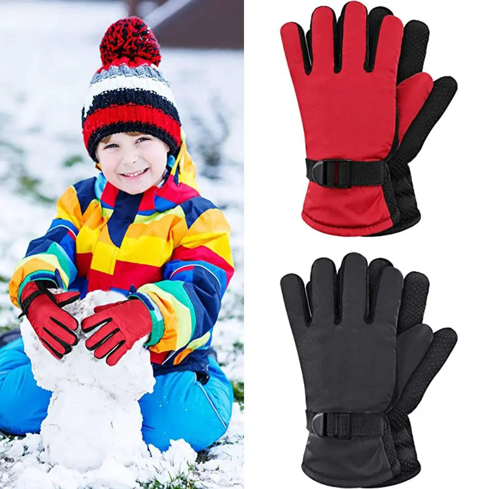 Winter Ski Gloves for Children and Adults Waterproof Warmth