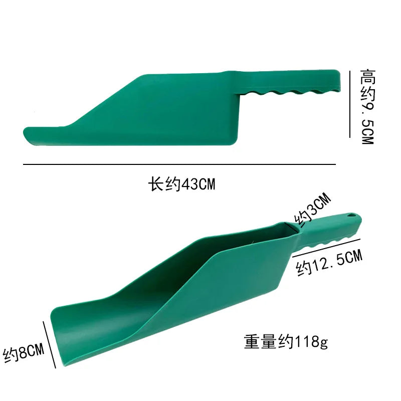 Plastic Garden Shovel for Leaf Collection and Gutter Cleaning