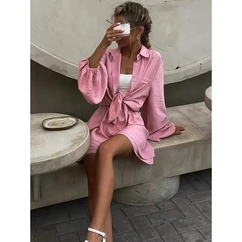 SITMCF Casual Loose Women's Summer Short Set