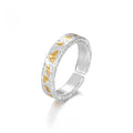 HX High-end Trendy Ring for Men Niche Design Self-discipline Hand-made Opening Adjustable Fashionable and Versatile Accessories