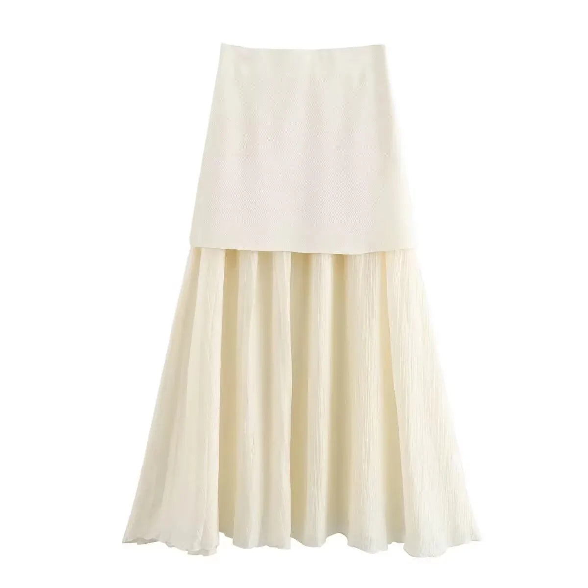 HH Womens Elegant Solid Long Skirt High Waist Beachwear