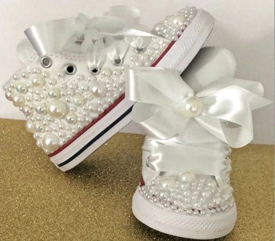 Rainbow Canvas Sneakers for Girls Birthday Party