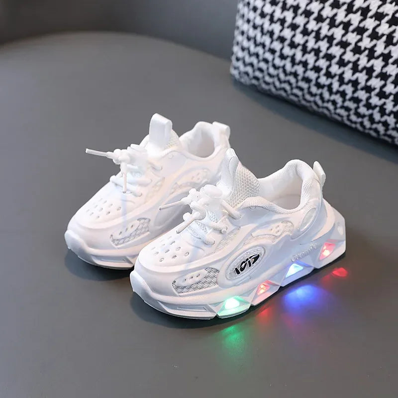 LED Child Trainers for Toddlers 4-6 Years Unisex Sport Shoes