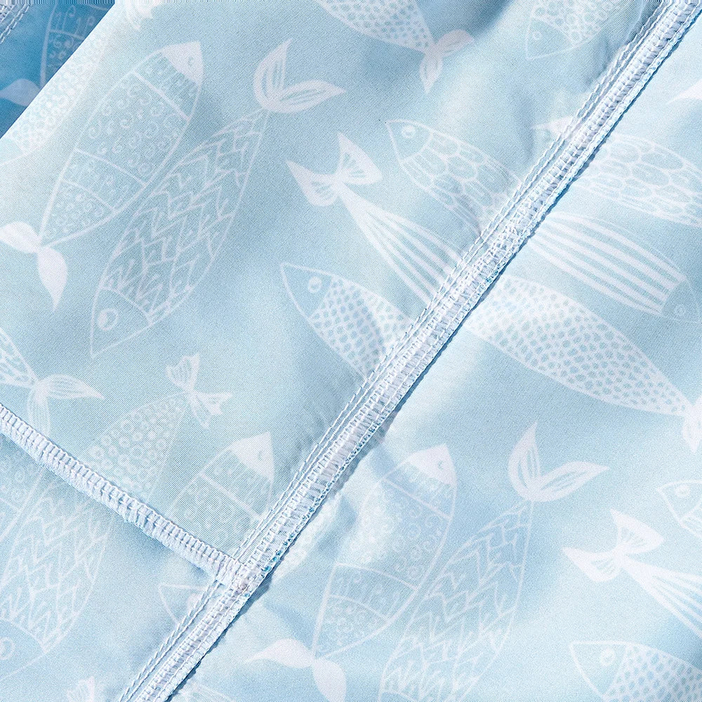 Boys Swimming Shorts Tree Print Quickdry Summer Beachwear