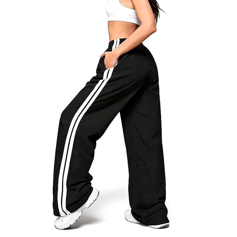 Elegant High Waist Wide Leg Pants for Women in Polyethersulfone