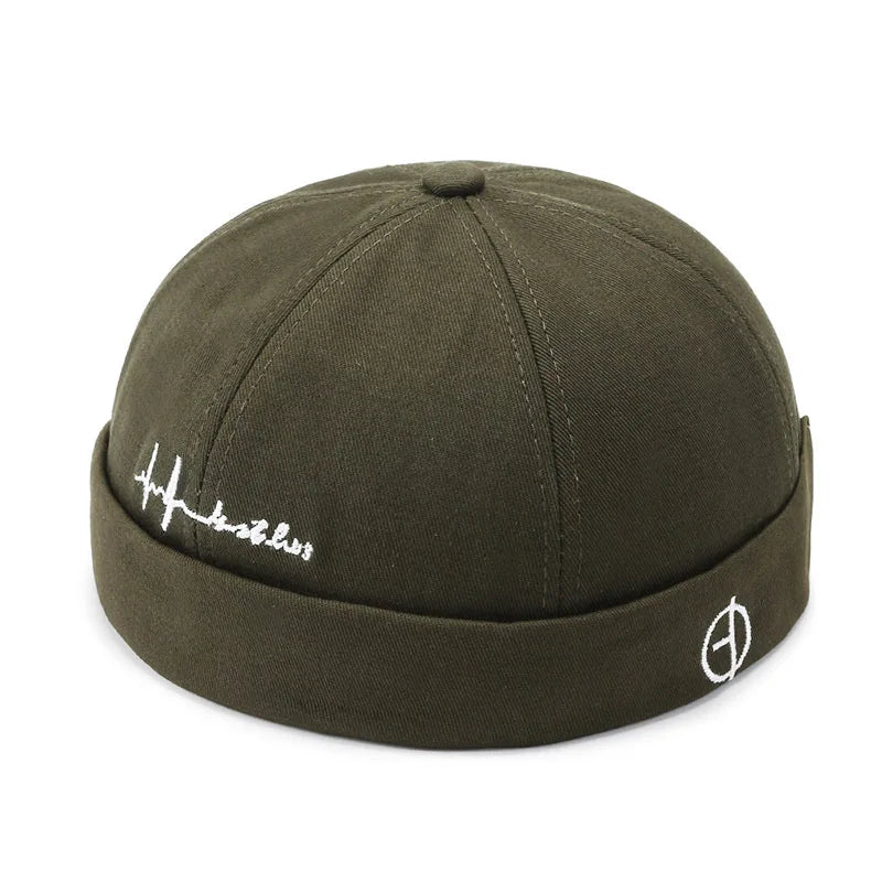 Vintage Brimless Hip Hop Beanie Hat for Men and Women