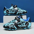 Sxfdneay Boys Soccer Cleats Velcro Leather Training Shoes
