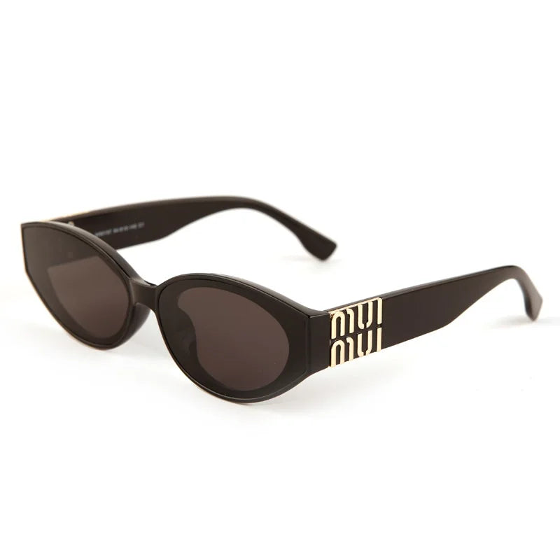 Luxury Oval Sunglasses for Women by MERCELYN - UV400 Protection