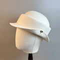 Elegant Wool Fedora Hat for Women in Retro Style