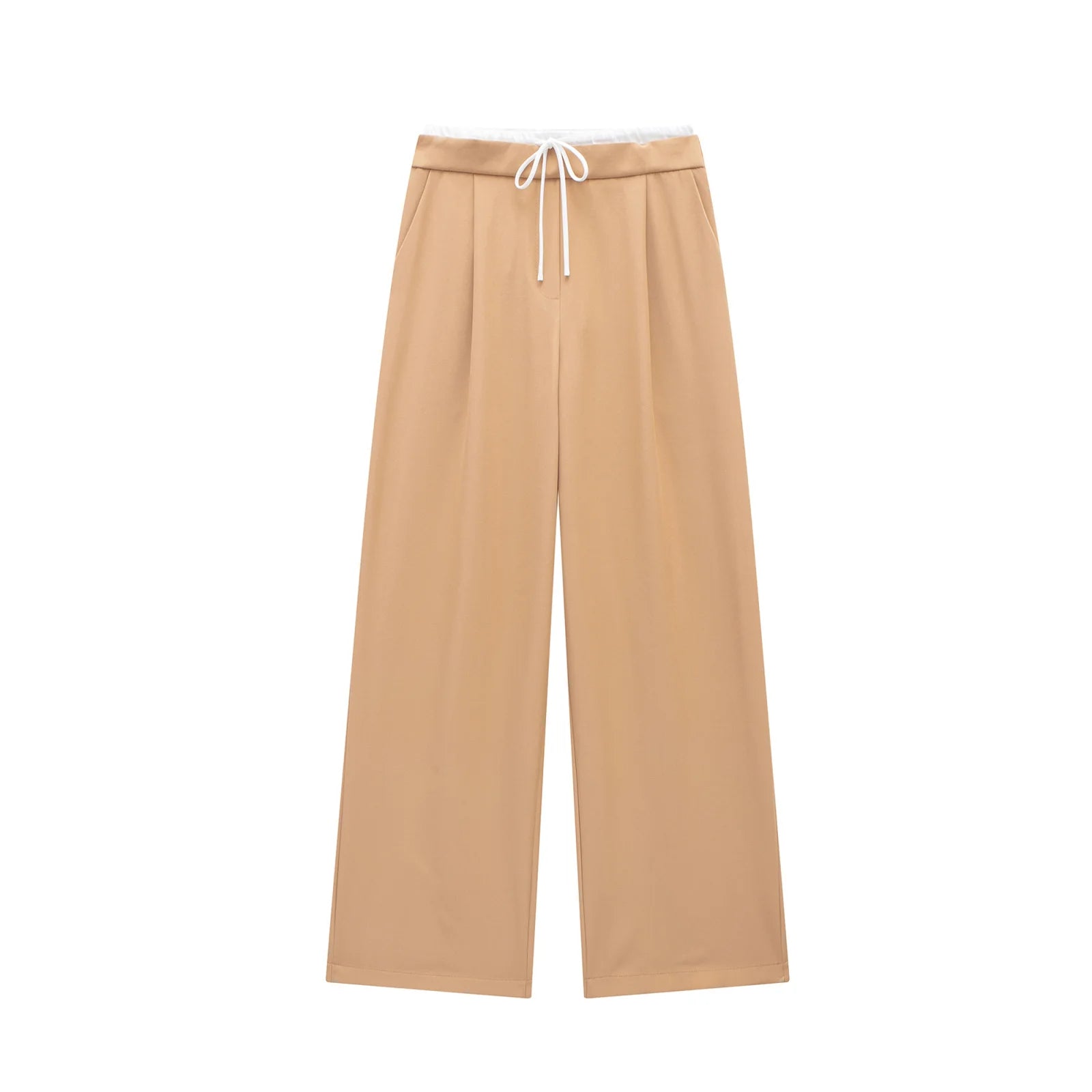 MUJER Wide Leg High Waist Pants for Women Casual Summer Trousers