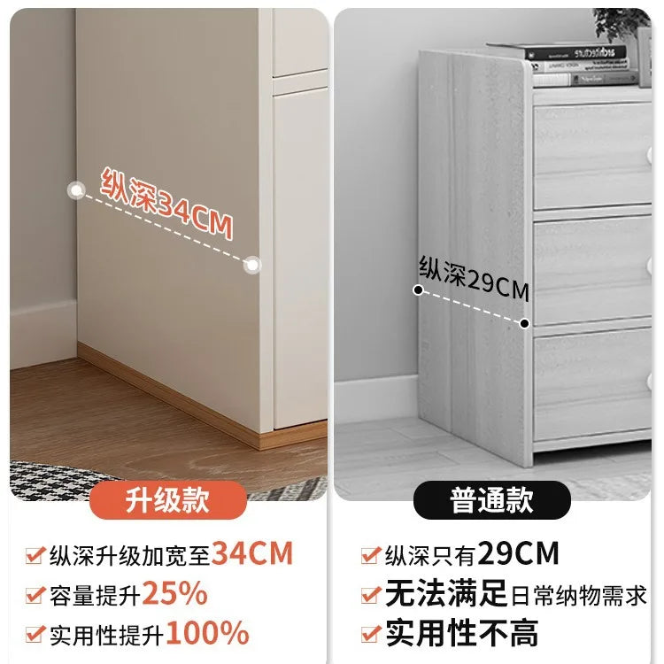Modern Wooden Living Room Storage Cabinet with Drawers