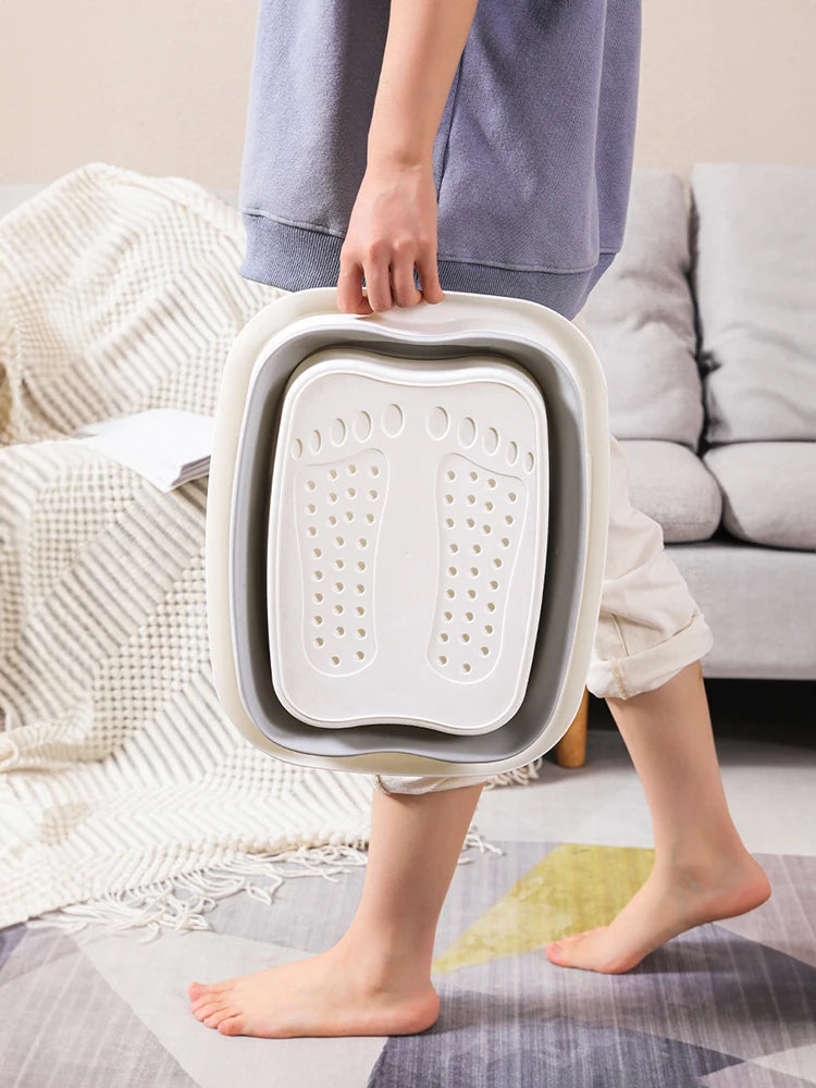 Foldable Massage Footbath Bucket for Relaxation and Care