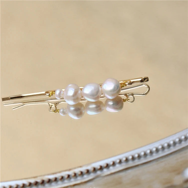 Elegant Freshwater Pearl Hairpins for Women Bridal Accessories
