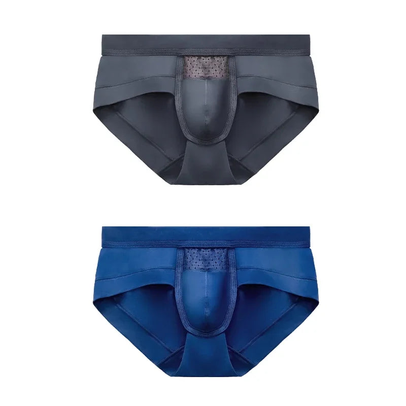 Men's Modal Low-rise Triangle Briefs with U-Pouch Design