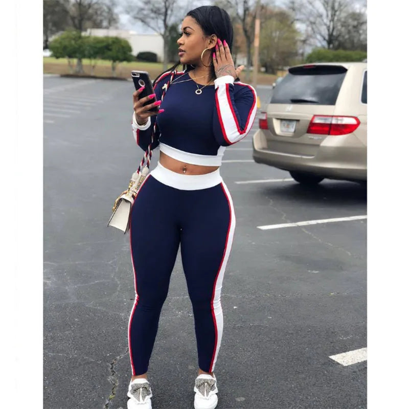 Dozw Women's Eco-Friendly Cotton Yoga Tracksuit Set
