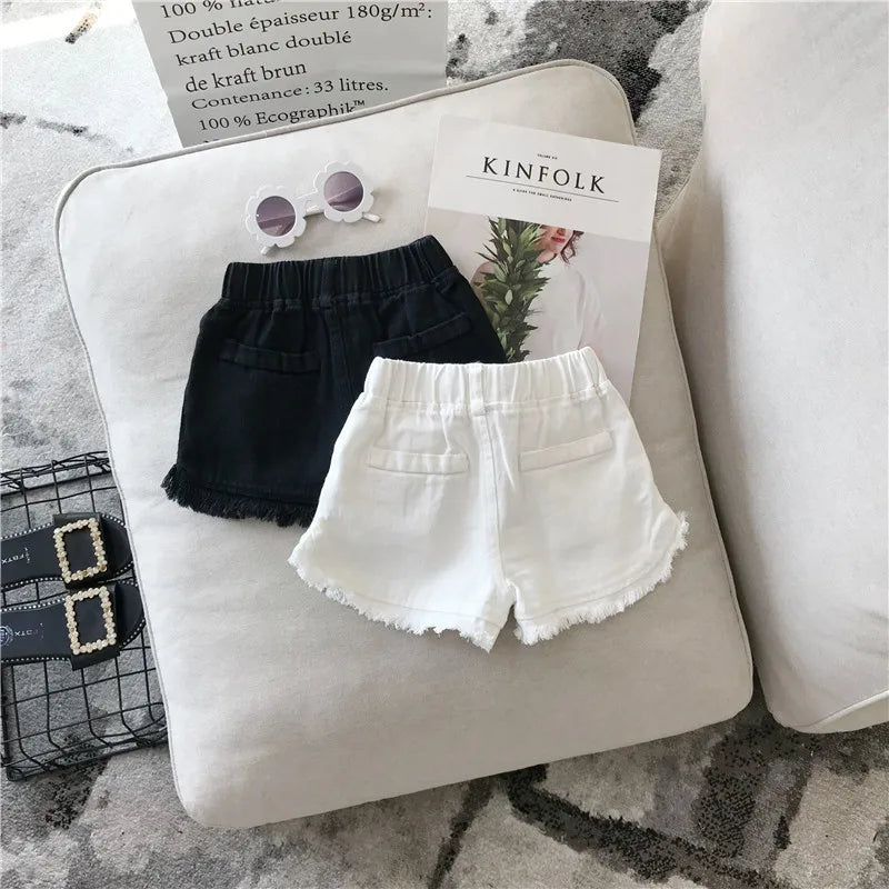 Girls Cotton Denim Shorts Summer Fashion for Kids
