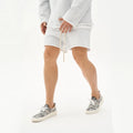 YOSHINEE Casual Men Ripped Cotton Gym Shorts